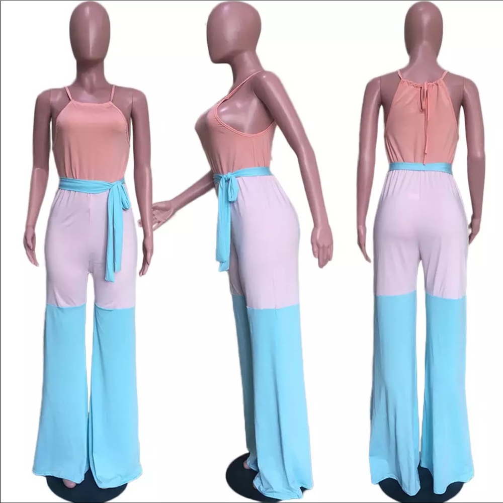 Color Block Jumpsuit - Picture 3 of 3